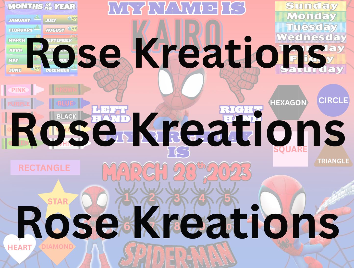 Tray Table Image 35 (KIDS Canva Editable)