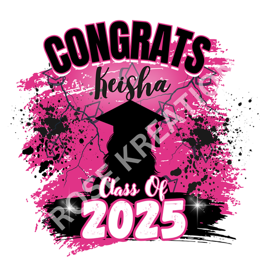 (5) 2025 Grad Templates (Canva)