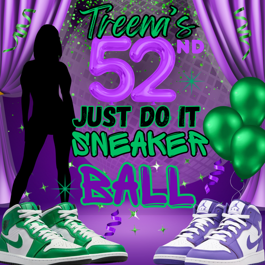 Sneaker Ball Backdrop Template (Canva)