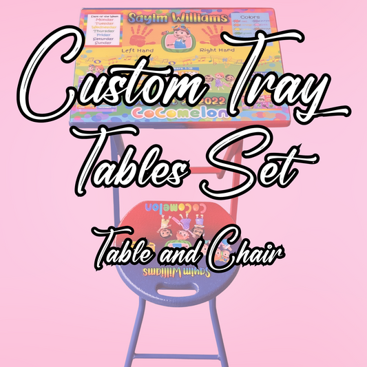 Tray Table Set Kids/Adults