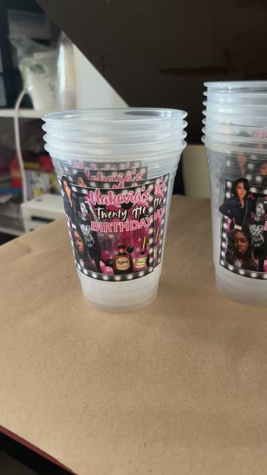Disposable Custom Clear Cup